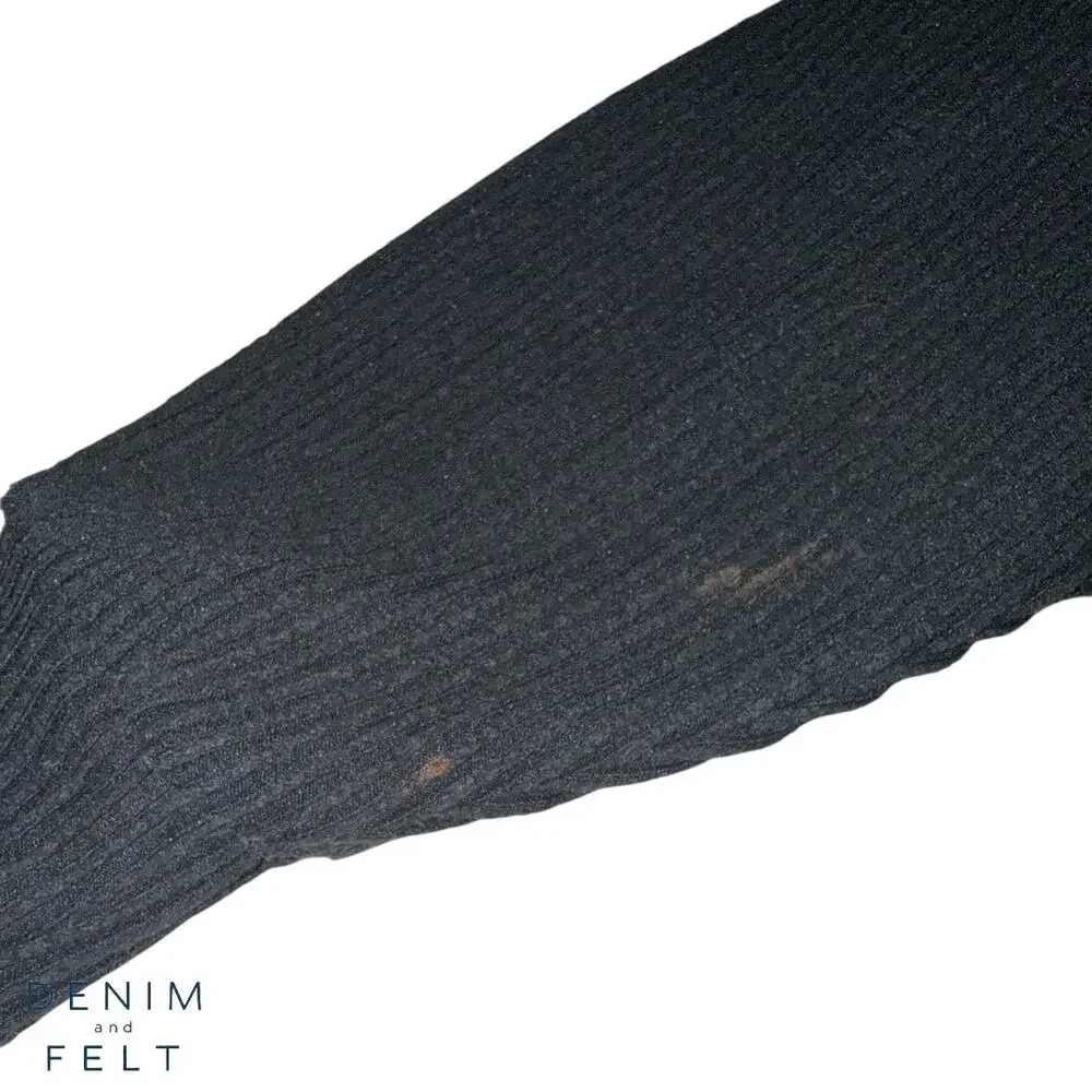 Alo Yoga Muse Hoodie Black Cropped Ribbed Lounge Sweatshirt XS Soft Plush Studio